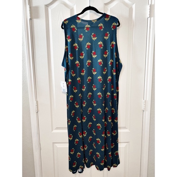 LuLaRoe woman’s coverup Joy XL floral side slits - Picture 2 of 12